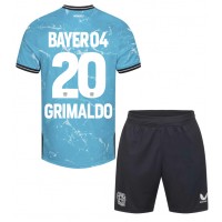 Bayer Leverkusen Alejandro Grimaldo #20 Replica Third Minikit 2023-24 Short Sleeve (+ pants)